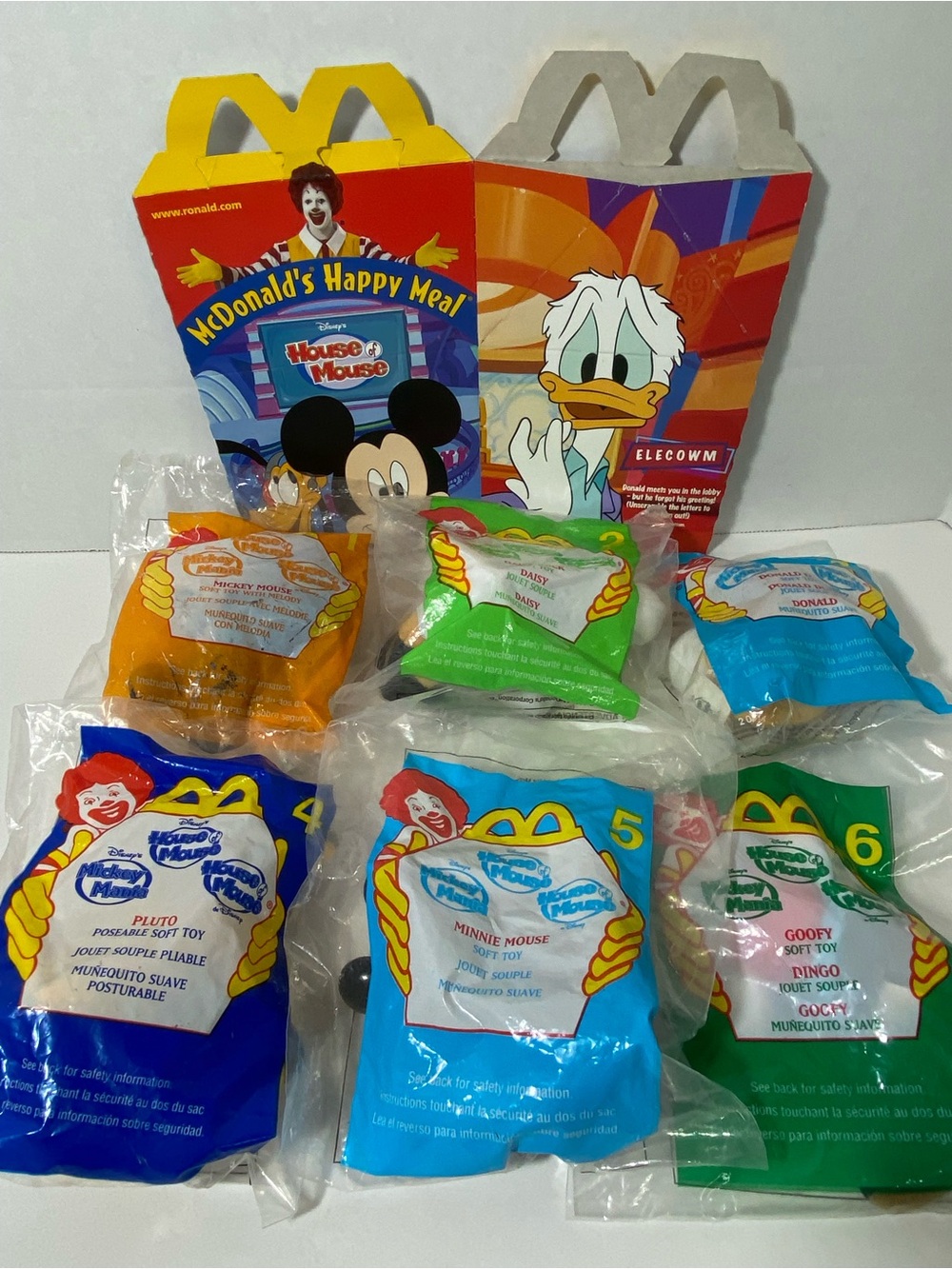HOUSE OF MOUSE McDONALD’S HAPPY MEAL VINTAGE 2001